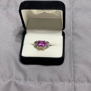 Pink ring from Kay Jewelers